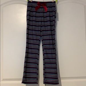 Striped Fleece Pajama Pants